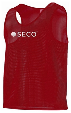 Накидка (манишка) тренировочная Secо, красная (18050103)