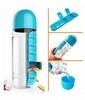 Бутылка для воды спортивная Asobu Pill Vitamin - голубая, 600 мл (FO-123545)