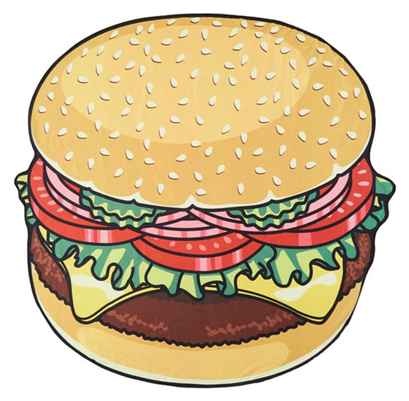 

Коврик пляжный CDRep "Hamburger" (FO-121462), Разноцветный