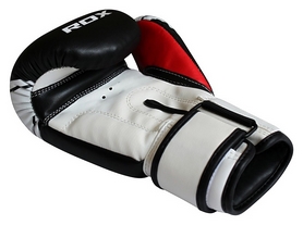 Боксерские перчатки детские RDX 4B Robo Boxing Gloves, черно-белые (1_10114) - Фото №2