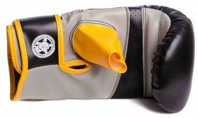 Перчатки боксерские PowerPlay Cobra 3038, желтые (3038-YL) - Фото №3