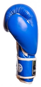 Рукавички боксерські PowerPlay Fight, сині (3019) - Фото №3
