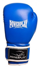 Перчатки боксерские PowerPlay Fight, синие (3019) - Фото №4