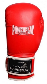Перчатки боксерские PowerPlay Fight, красные (3019) - Фото №4