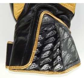 Перчатки боксерские PowerPlay Platinum, черные (3023) - Фото №3