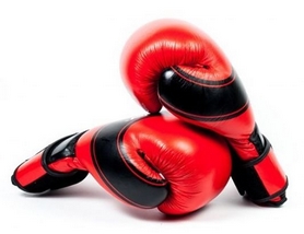 Перчатки боксерские PowerPlay Platinum, красные (3023) - Фото №2