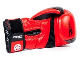 Перчатки боксерские PowerPlay Platinum, красные (3023) - Фото №4
