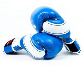 Рукавички боксерські PowerPlay Platinum, сині (3023) - Фото №2