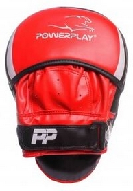 Лапы боксерские PowerPlay 3050, красные - Фото №3