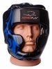Шлем боксерский PowerPlay 3048, черно-синий (3048-BKBL)
