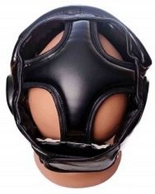 Шлем боксерский PowerPlay 3048, черно-красный (3048-BKRD) - Фото №2