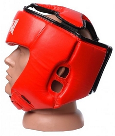 Шлем боксерский PowerPlay 3049, красный (3049-RD) - Фото №5