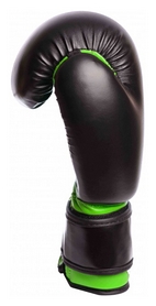 Перчатки боксерские PowerPlay 3004, черные (3004-BKGN) - Фото №2