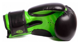 Перчатки боксерские PowerPlay 3004, черные (3004-BKGN) - Фото №4