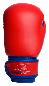 Перчатки боксерские PowerPlay 3004, красные (3004-RDBL) - Фото №3