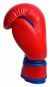 Перчатки боксерские PowerPlay 3004, красные (3004-RDBL) - Фото №4