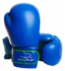 Перчатки боксерские PowerPlay 3004, синие (3004-BLGN)