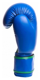 Перчатки боксерские PowerPlay 3004, синие (3004-BLGN) - Фото №3