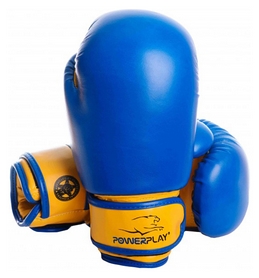 Рукавички боксерські PowerPlay 3004, жовті (3004-BLYL)