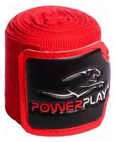Бинт боксерский PowerPlay 3046 - красный, 4 м