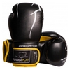 Перчатки боксерские PowerPlay 3018, желтые (3018-BKYL)