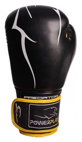 Перчатки боксерские PowerPlay 3018, желтые (3018-BKYL) - Фото №3