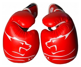 Перчатки боксерские PowerPlay 3018, красные (3018-BLRD) - Фото №2