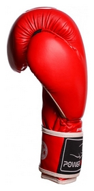 Перчатки боксерские PowerPlay 3018, красные (3018-BLRD) - Фото №4