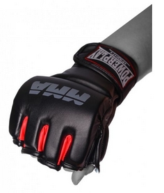 Перчатки для MMA PowerPlay Fight, черно-красные (3053) - Фото №4