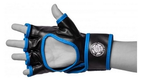 Перчатки для MMA PowerPlay 3055, синие - Фото №3