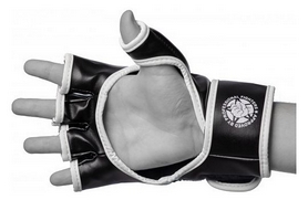 Рукавички для MMA PowerPlay Preoator, чорні (3056) - Фото №3