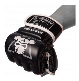 Перчатки для MMA PowerPlay Preoator, черные (3056-А) - Фото №2