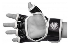 Рукавички для MMA PowerPlay Preoator, чорні (3056-А) - Фото №3