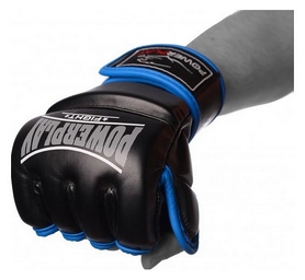 Перчатки для MMA PowerPlay Fight, синие (3058) - Фото №2