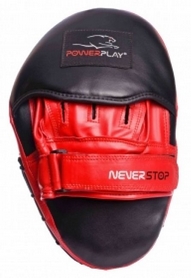 Лапы боксерские PowerPlay NeverStop, красные (3051) - Фото №3