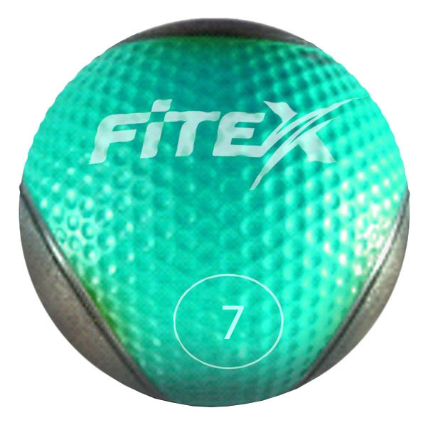 

Мяч медицинский (медбол) Fitex MD1240-7 - бирюзовый, 7 кг