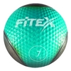 Мяч медицинский (медбол) Fitex MD1240-7 - бирюзовый, 7 кг