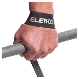 Лямки для тяги кожаные Eleiko Pulling Straps, темно-серые (3000610-970) - Фото №4