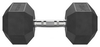 Гантели хромированные с резиновым покрытием Eleiko XF Dumbbell - черные,  2 шт по 24 кг (3002338)