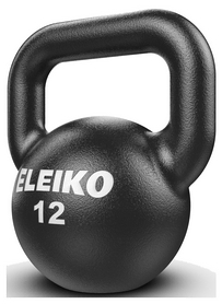 Гиря чавунна Eleiko Kettlebell - чорна, 12 кг (380-0120) - Фото №2