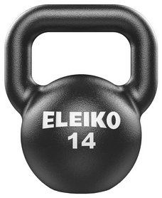 Гиря чугунная Eleiko Kettlebell - черная, 14 кг (380-0140)
