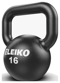 Гиря чугунная Eleiko Kettlebell - черная, 16 кг (380-0160) - Фото №2