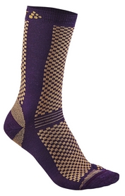 Комплект носков Craft Warm Mid 2-Pack Sock AW 17, фиолетовый (1905544-751563)