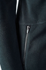 Кофта женская Craft Full Zip Micro Fleece Jacket Woman, черная (1904594-9999) - Фото №3