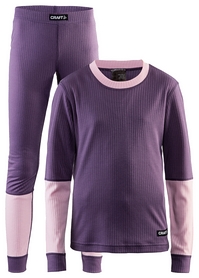 Комплект детского термобелья Craft  Baselayer Set J AW 17, фиолетовый (1905355-750701)