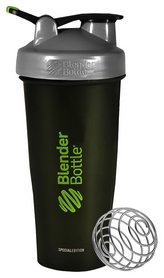 Шейкер з кулькою BlenderBottle Classic Loop - темно-зелений, 820 мл (Loop_28oz_Phantom)