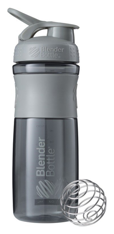 

Бутылка спортивная-шейкер BlenderBottle SportMixer 820ml Grey, Серый