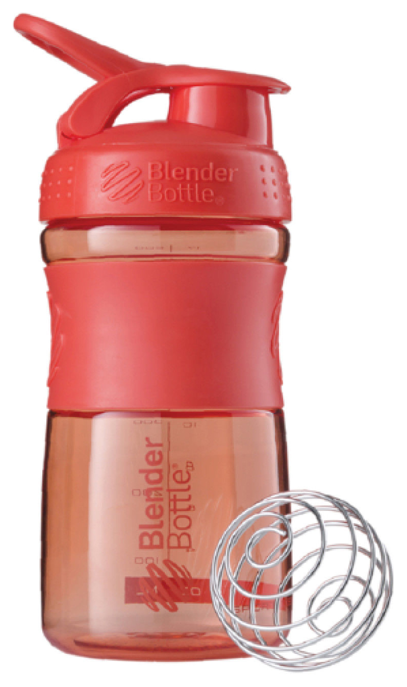 

Бутылка спортивная-шейкер BlenderBottle SportMixer 590ml Coral, Красный