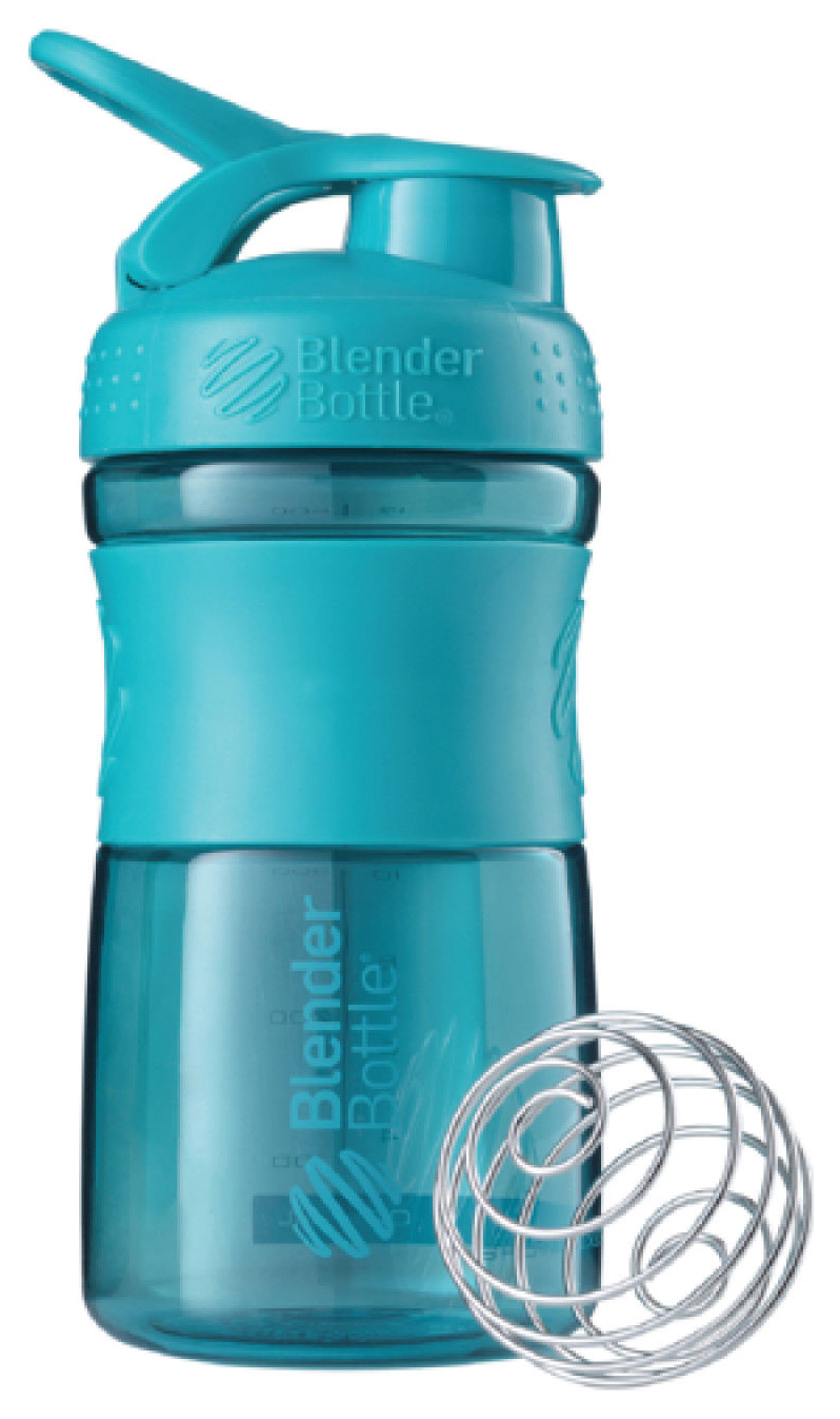 

Бутылка спортивная-шейкер BlenderBottle SportMixer 590ml Teal, Голубой