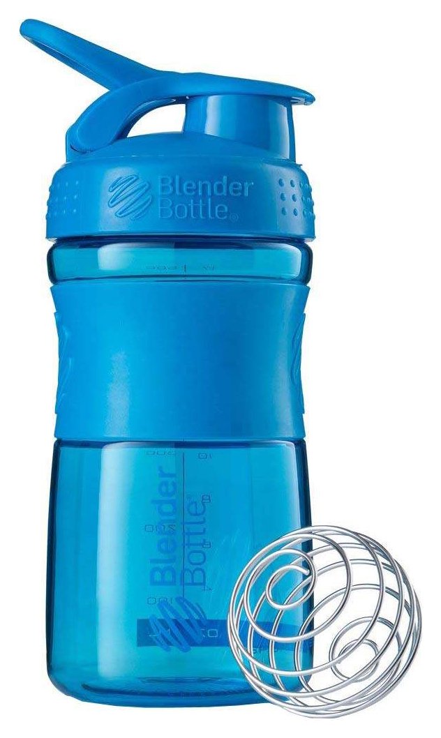 

Бутылка спортивная-шейкер BlenderBottle SportMixer 590ml Cyan, Синий